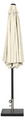 Parasoll med sveiv og tilt beige Ø300 x H247 cm - Sunlife